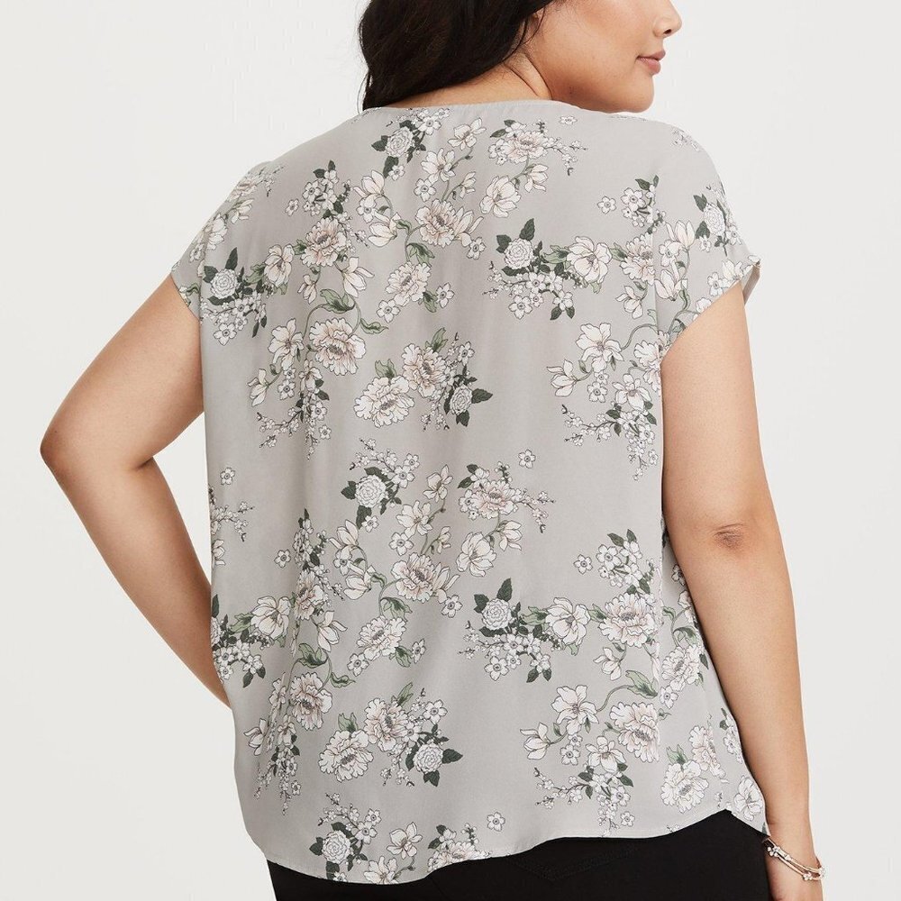 Georgette Lace Inset Blouse - Picture 7 of 7